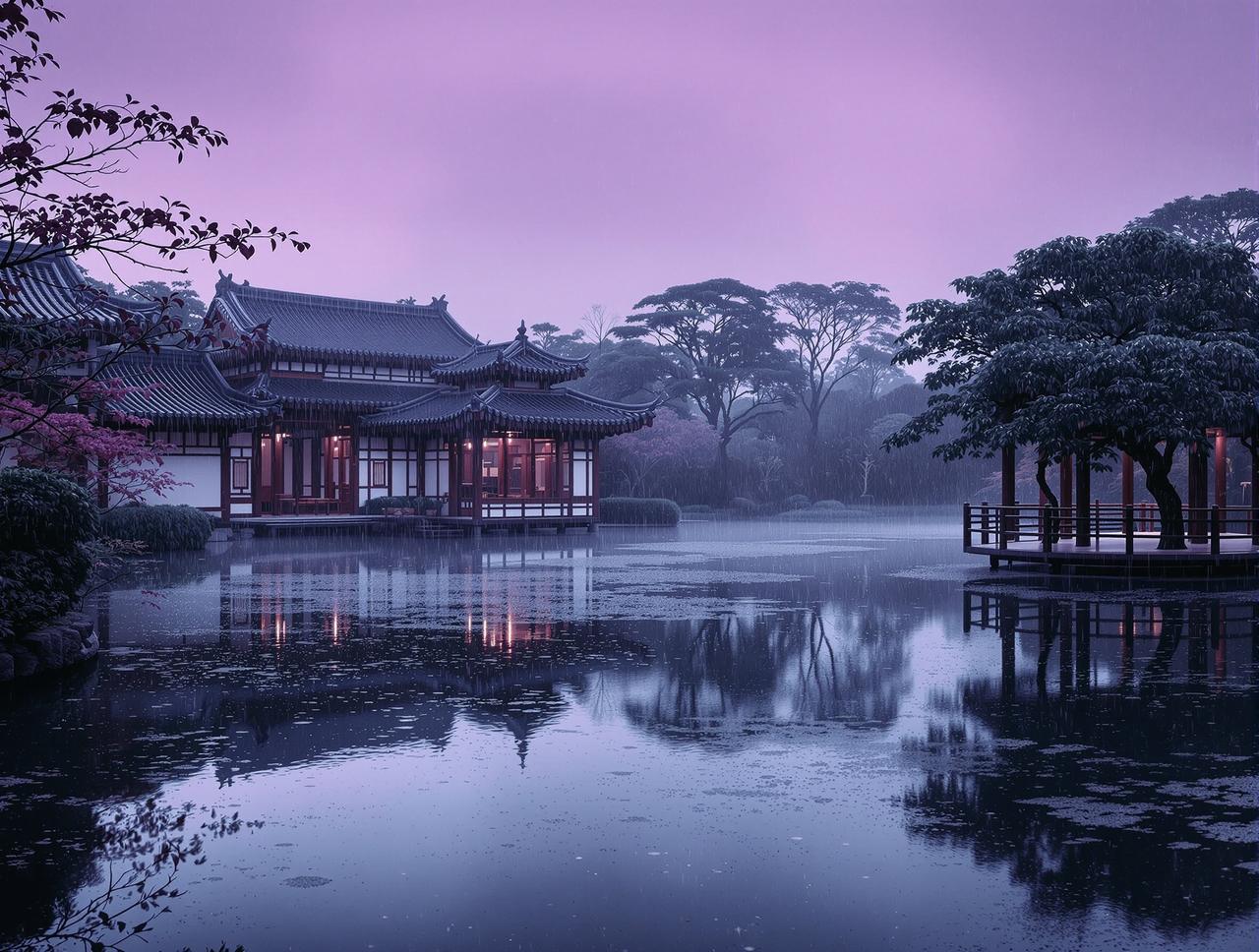 雨巷 · 苏州园林四季